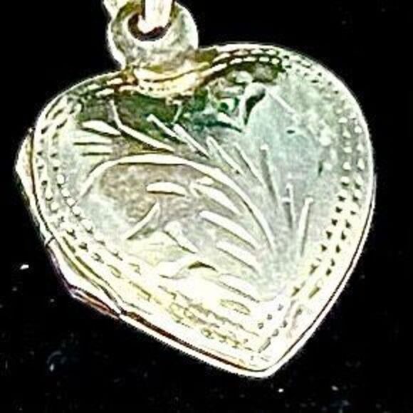 IB# Beautiful Dainty Heart Locket Necklace - Picture 1 of 11
